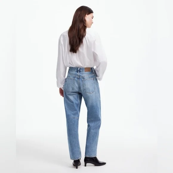 Madewell The Darted Barrel-Leg Jean Size 28 - Picture 2 of 9